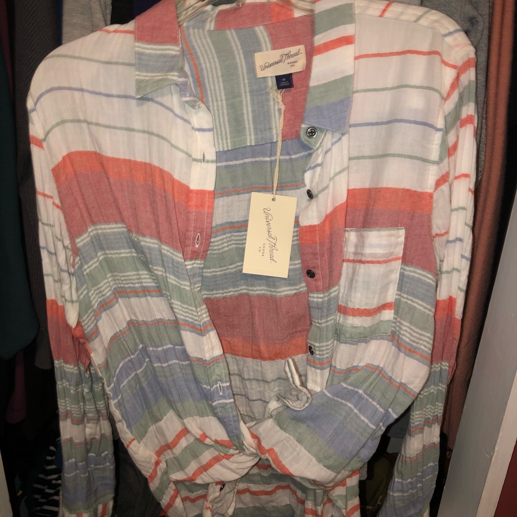 Button Down! Multi Color